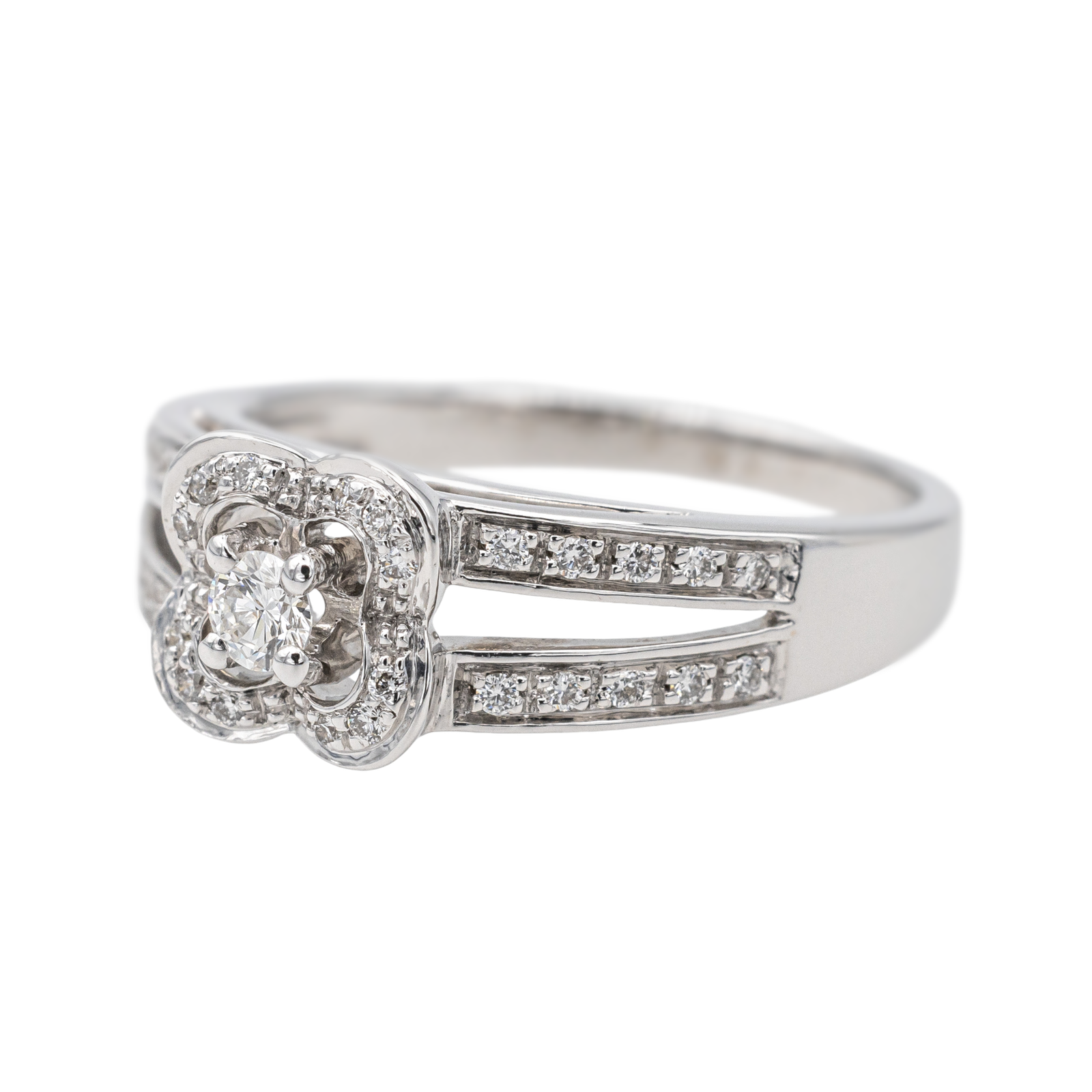 Mauboussin Chance of Love Ring White Gold Diamonds