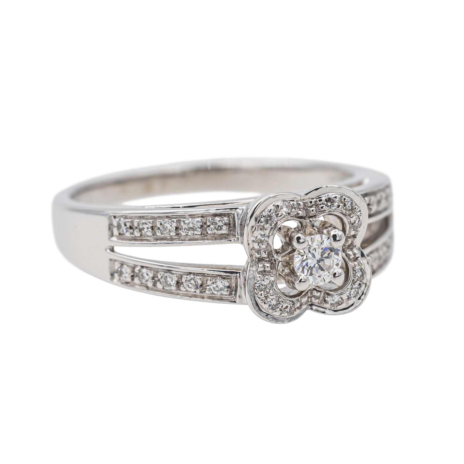 Mauboussin Chance of Love Ring White Gold Diamonds