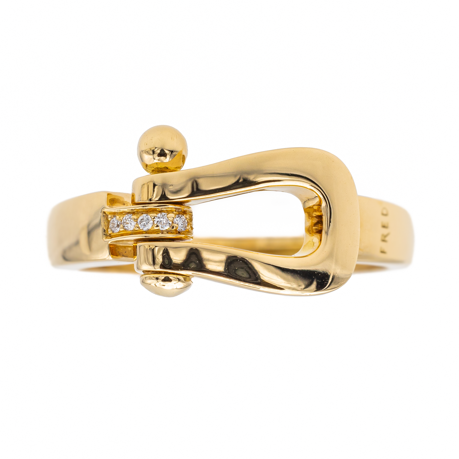 Fred Bague Force 10 Or rose Diamant