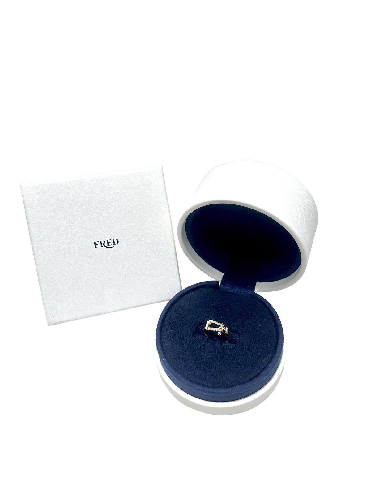Fred Bague Force 10 Or rose Diamants occasion vendue dans son écrin d'origine
