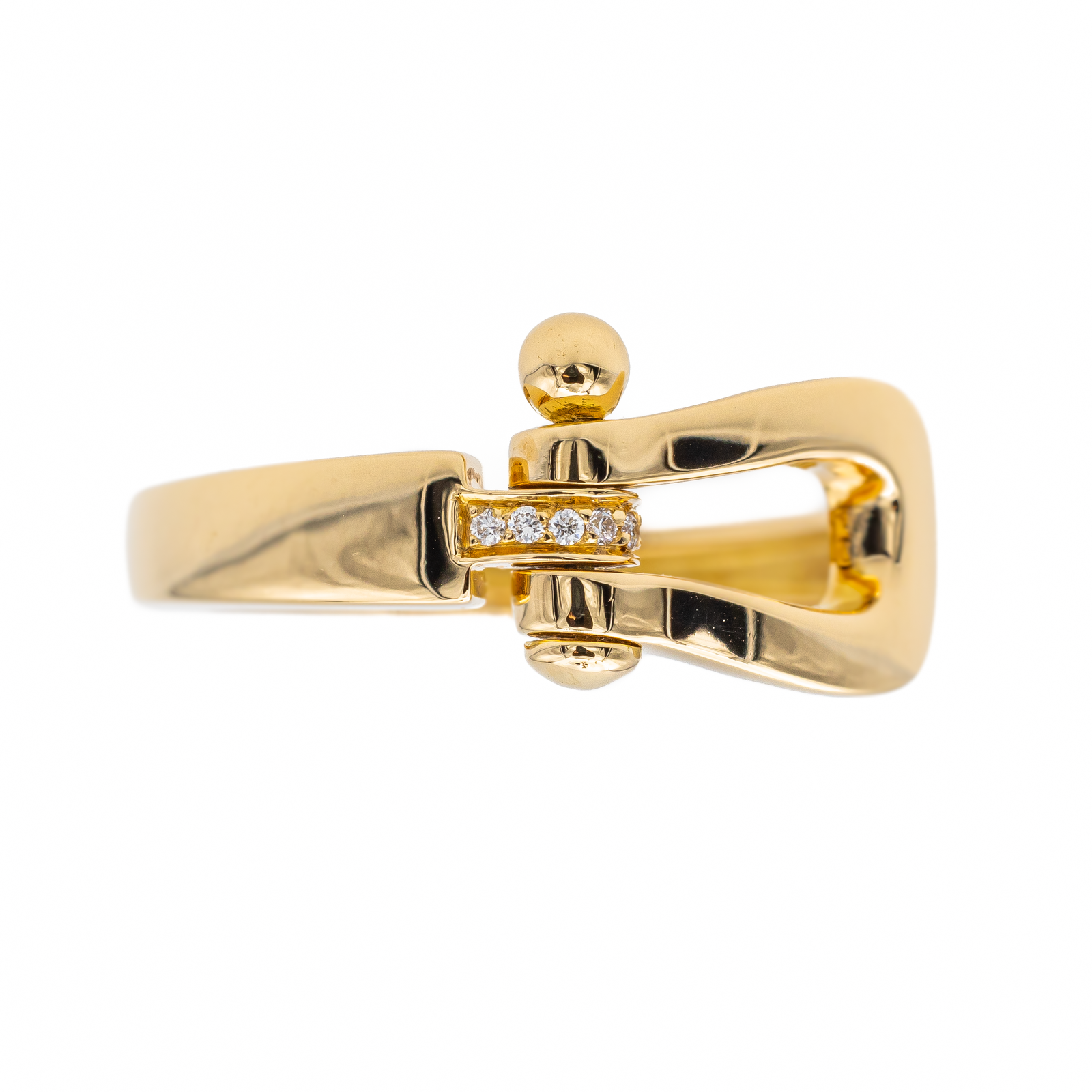 Fred Bague Force 10 Or rose Diamant