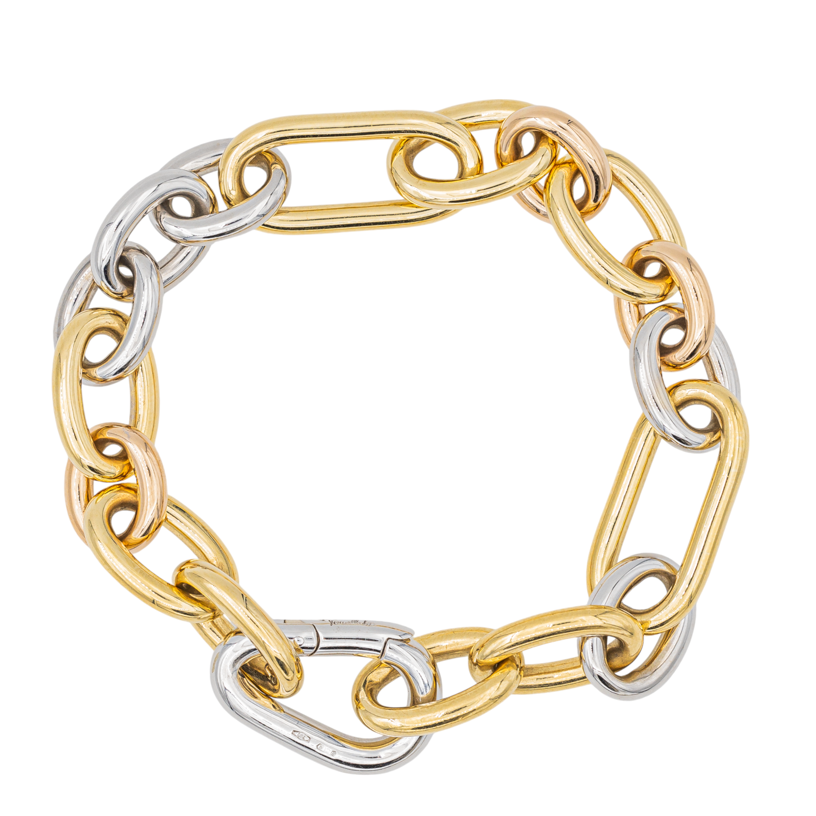 Pomellato Bracelet Chaîne Iconica Or jaune, Or blanc, Or rose