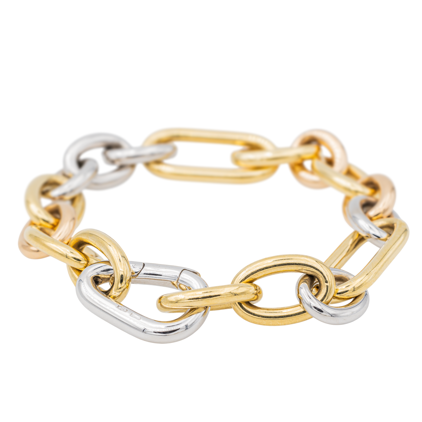 Pomellato Bracelet Chaîne Iconica Or jaune, Or blanc, Or rose