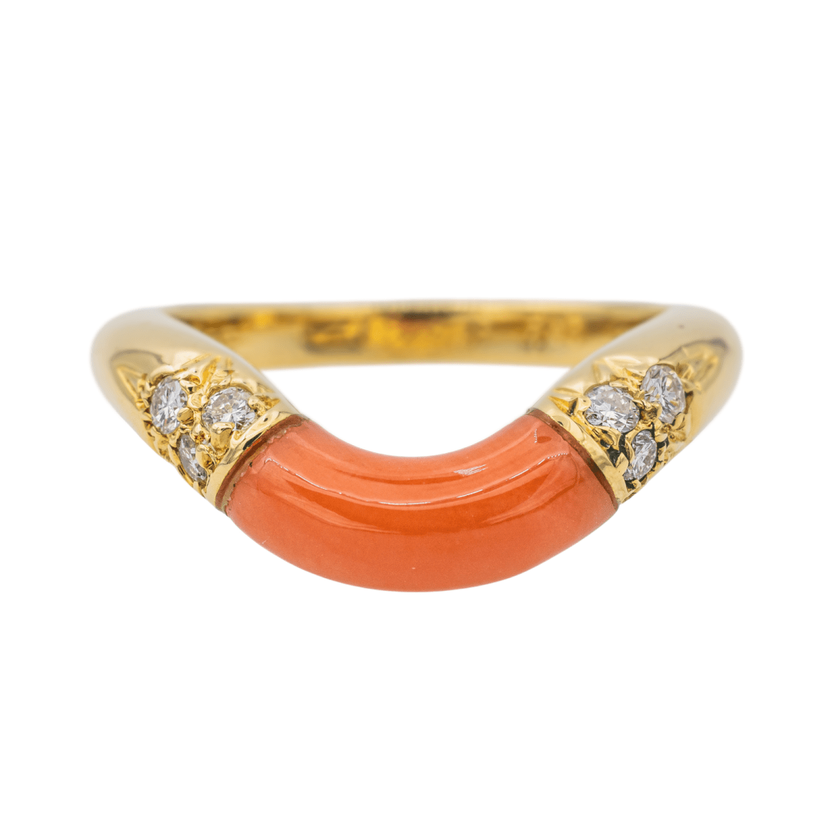 Cartier Bague Or jaune Corail - Maison Eloe