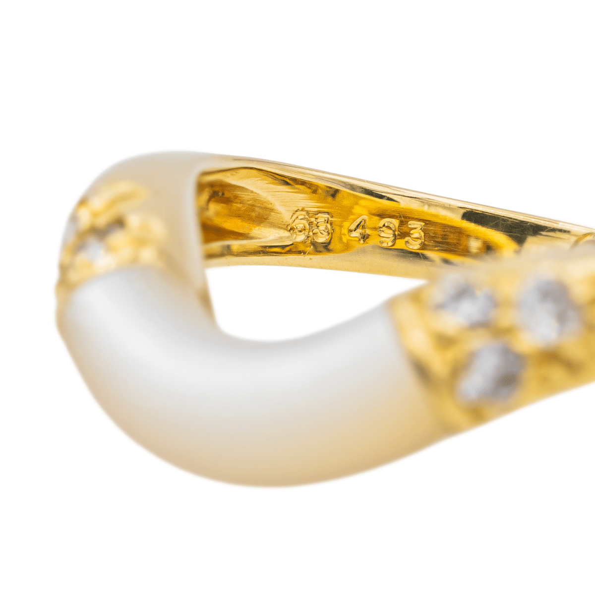 Cartier Bague Or jaune Pierre de lune - Maison Eloe