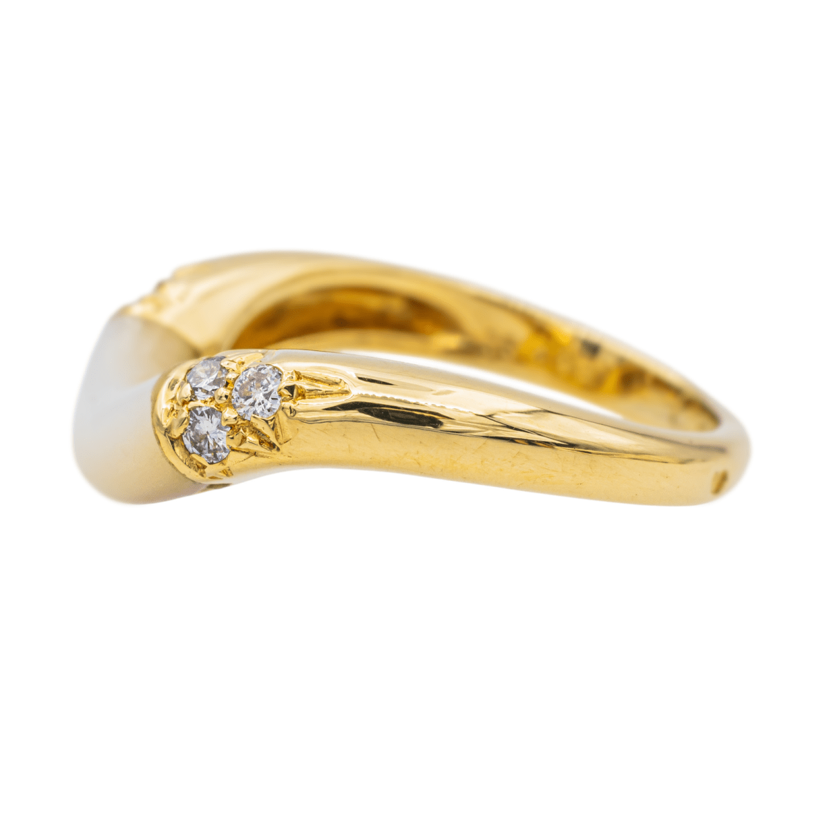 Cartier Bague Or jaune Pierre de lune - Maison Eloe