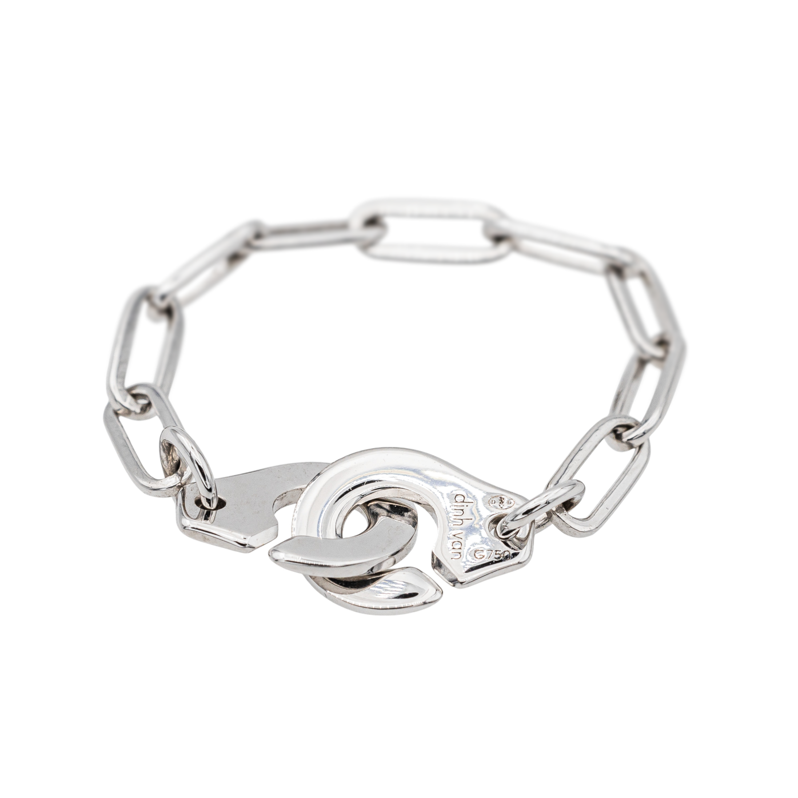 Dinh Van Menottes Ring R7 White Gold