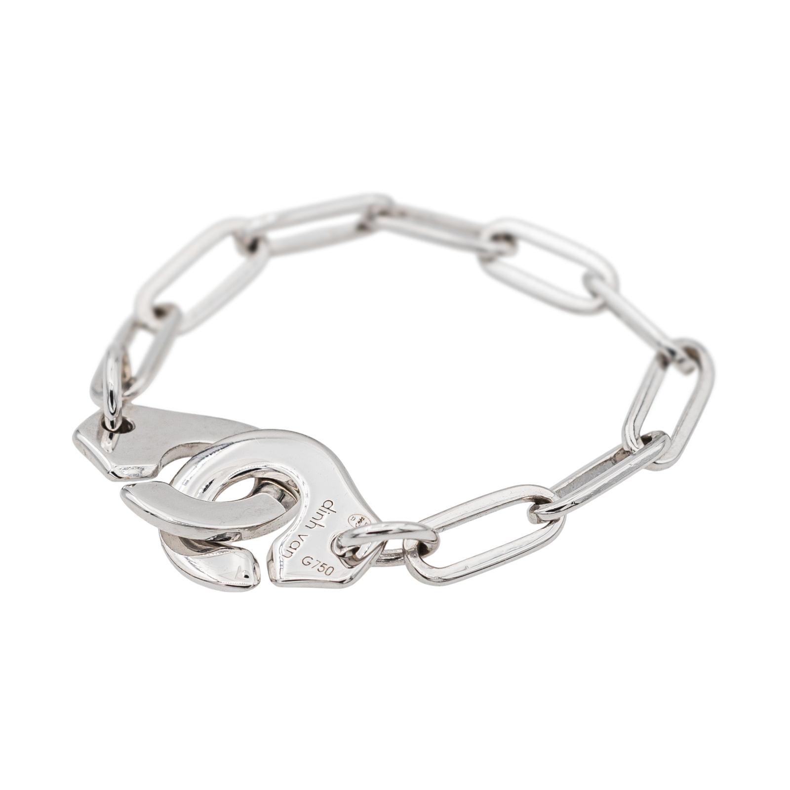 Dinh Van Menottes Ring R7 White Gold
