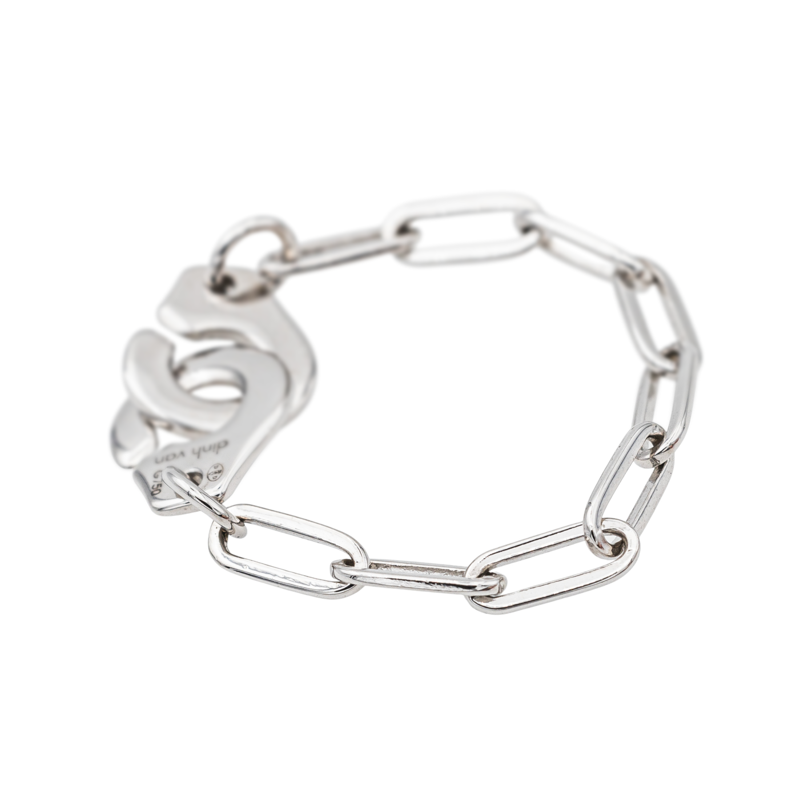 Dinh Van Menottes Ring R7 White Gold