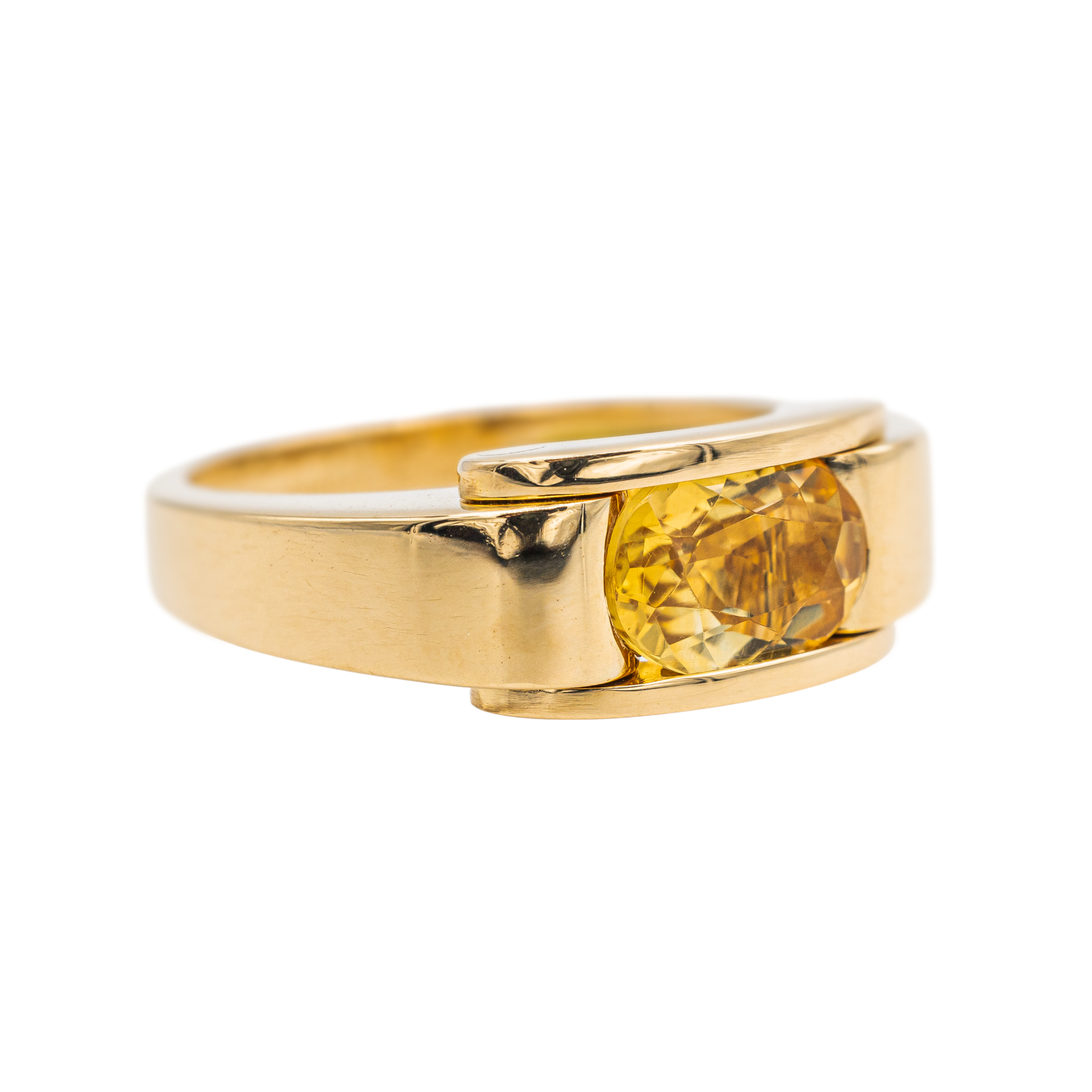 Mauboussin Yellow Gold Citrine Ring