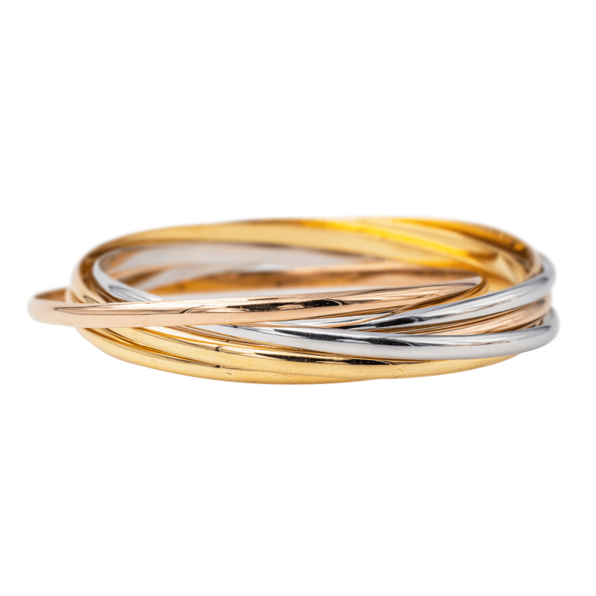 Cartier Bracelet Trinity Or jaune, Or rose, Or blanc - Maison Eloe