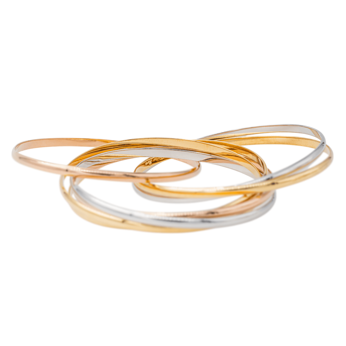 Cartier Bracelet Trinity Or jaune, Or rose, Or blanc - Maison Eloe