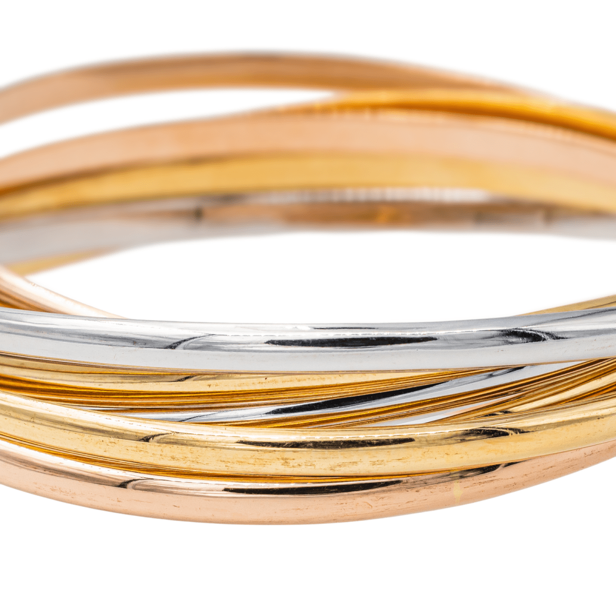 Cartier Bracelet Trinity Or jaune, Or rose, Or blanc - Maison Eloe