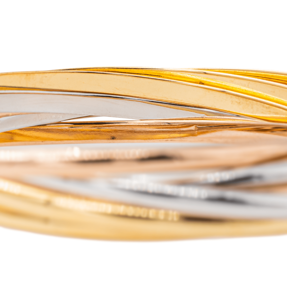 Cartier Bracelet Trinity Or jaune, Or rose, Or blanc - Maison Eloe
