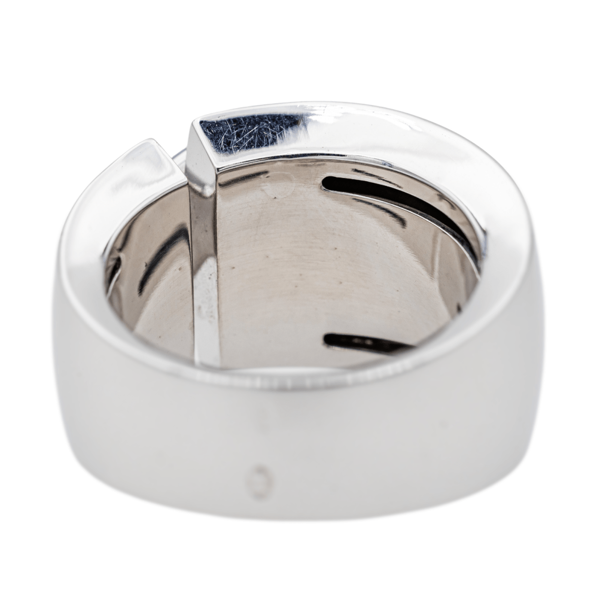 Chaumet Bague Liens Croisés XL Or blanc Diamant - Maison Eloe