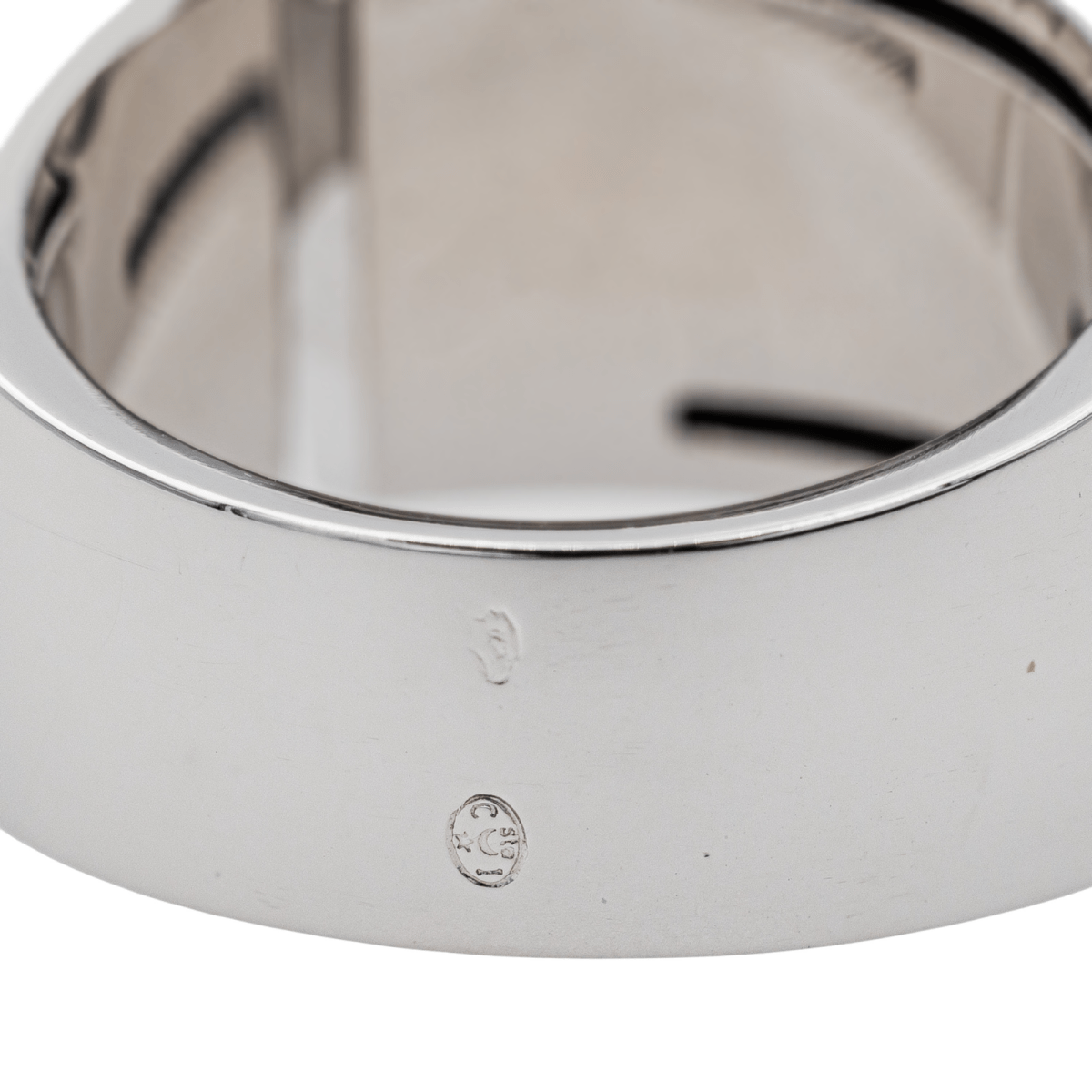 Chaumet Bague Liens Croisés XL Or blanc Diamant - Maison Eloe