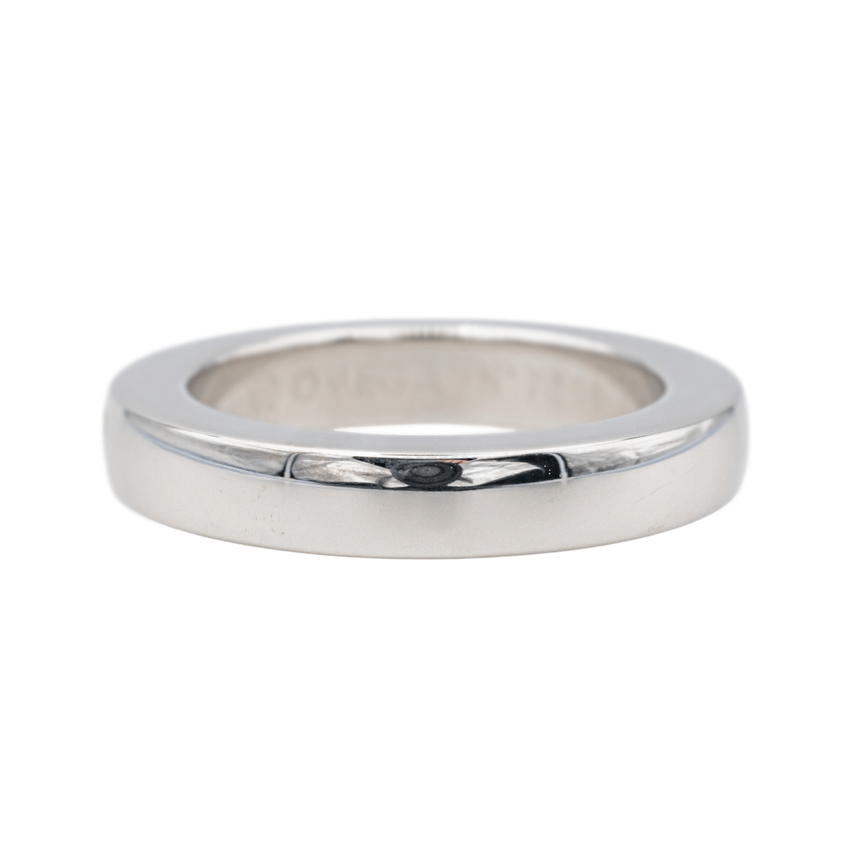 Omega Bague Ruban confort Or blanc Diamant - Maison Eloe