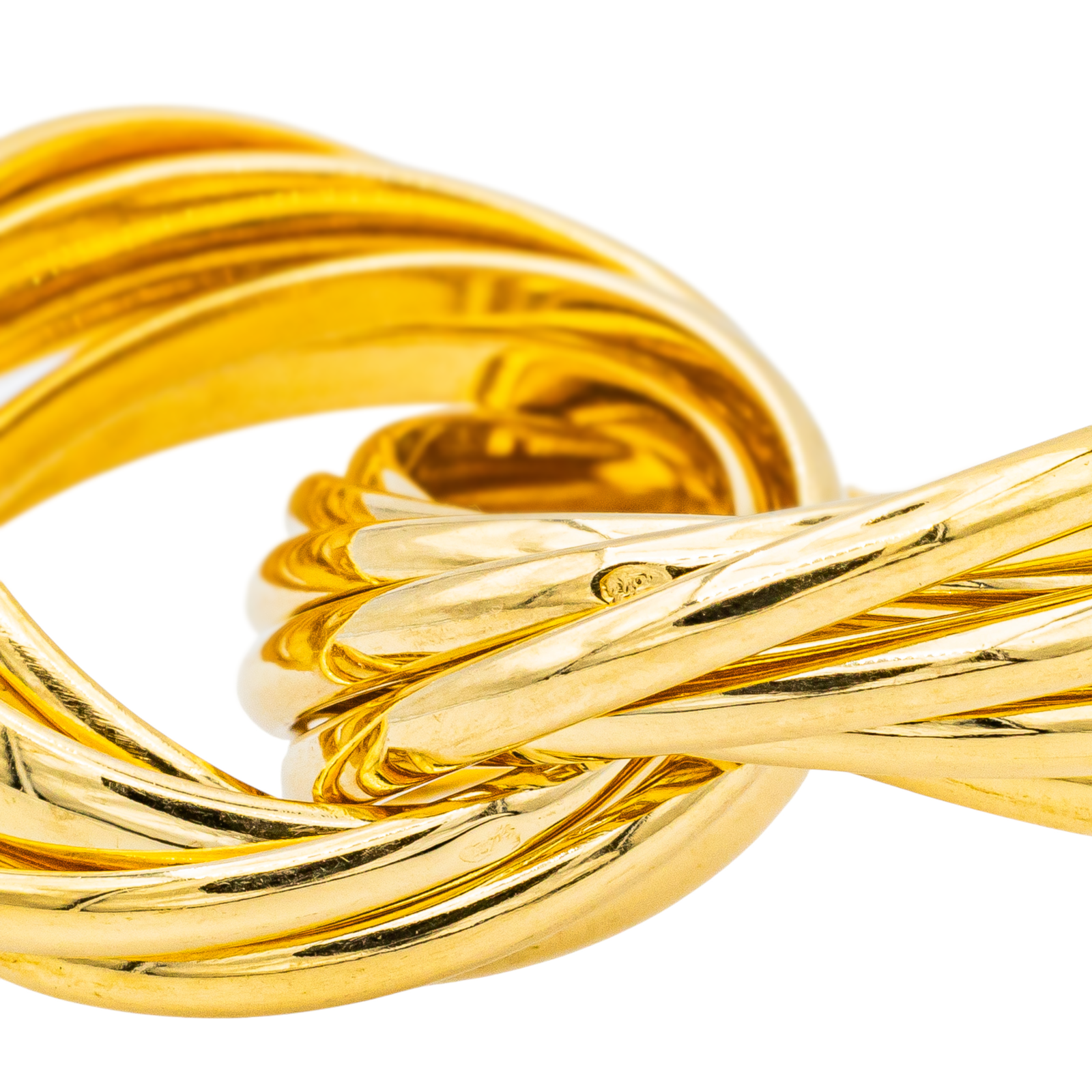 Pomellato Bague Milles cercles Or jaune