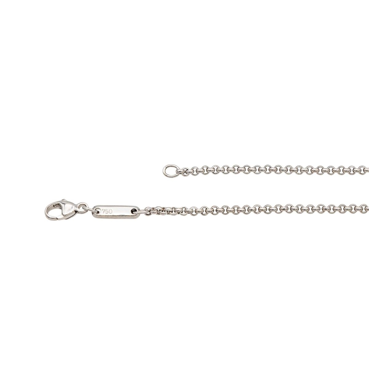 Chopard Collier Coeur Happy diamonds Or blanc Diamant - Maison Eloe