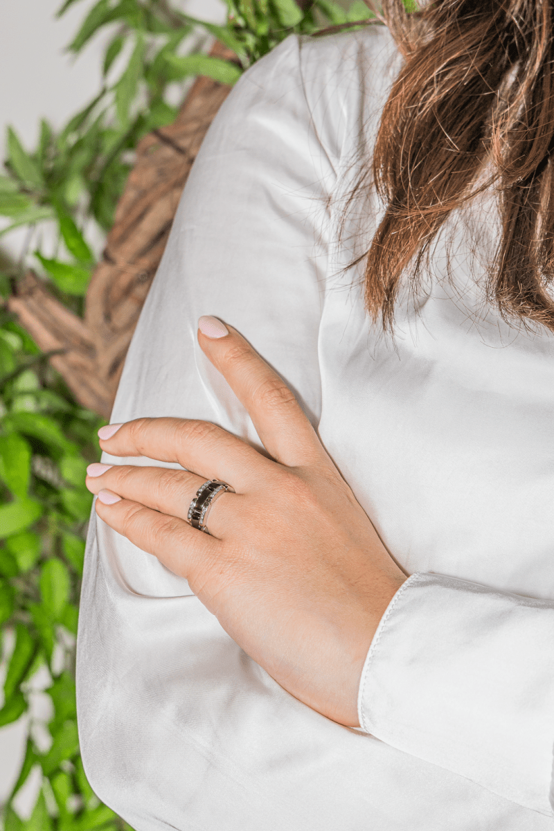 Chanel Bague Utra Or blanc, Céramique Diamant - Maison Eloe