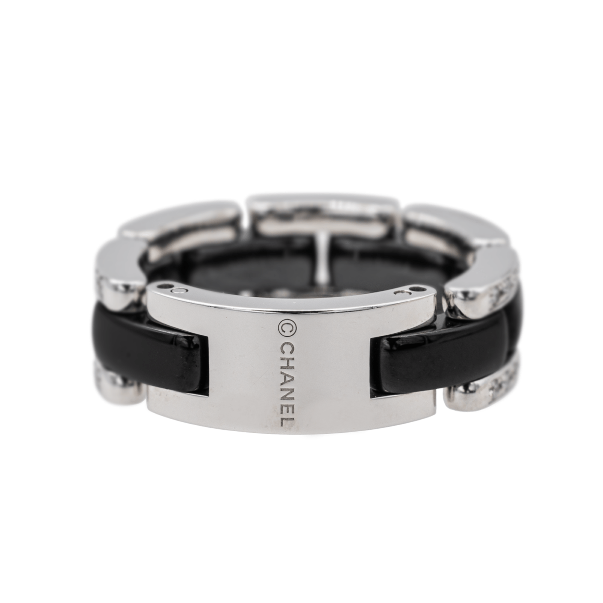 Chanel Bague Utra Or blanc, Céramique Diamant - Maison Eloe