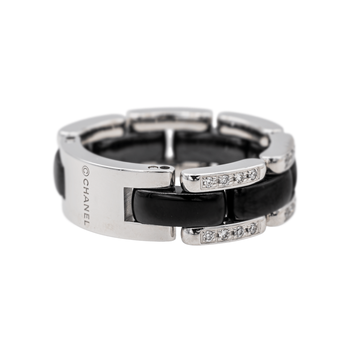 Chanel Bague Utra Or blanc, Céramique Diamant - Maison Eloe
