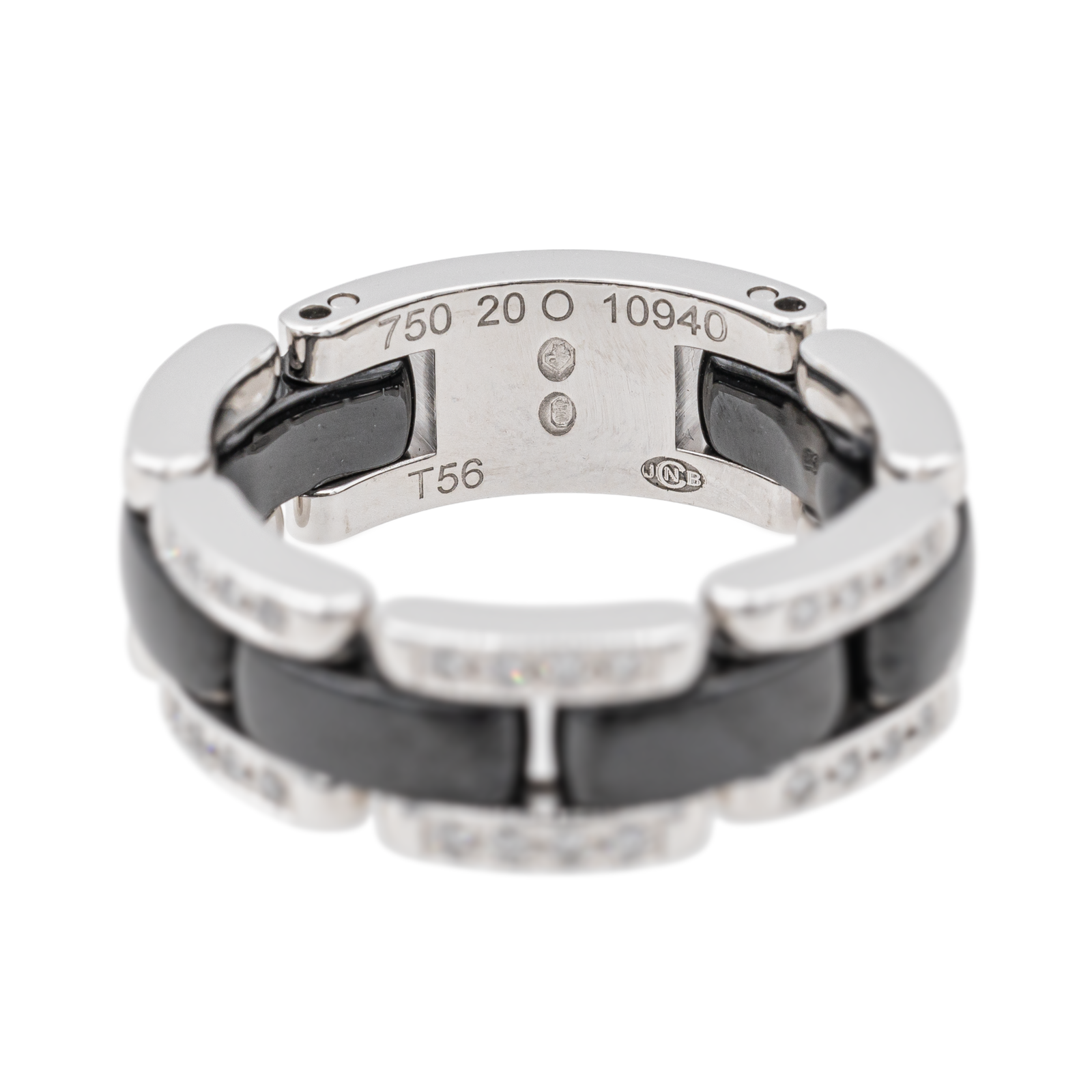 Chanel Ultra Ring White Gold, Ceramic Diamond