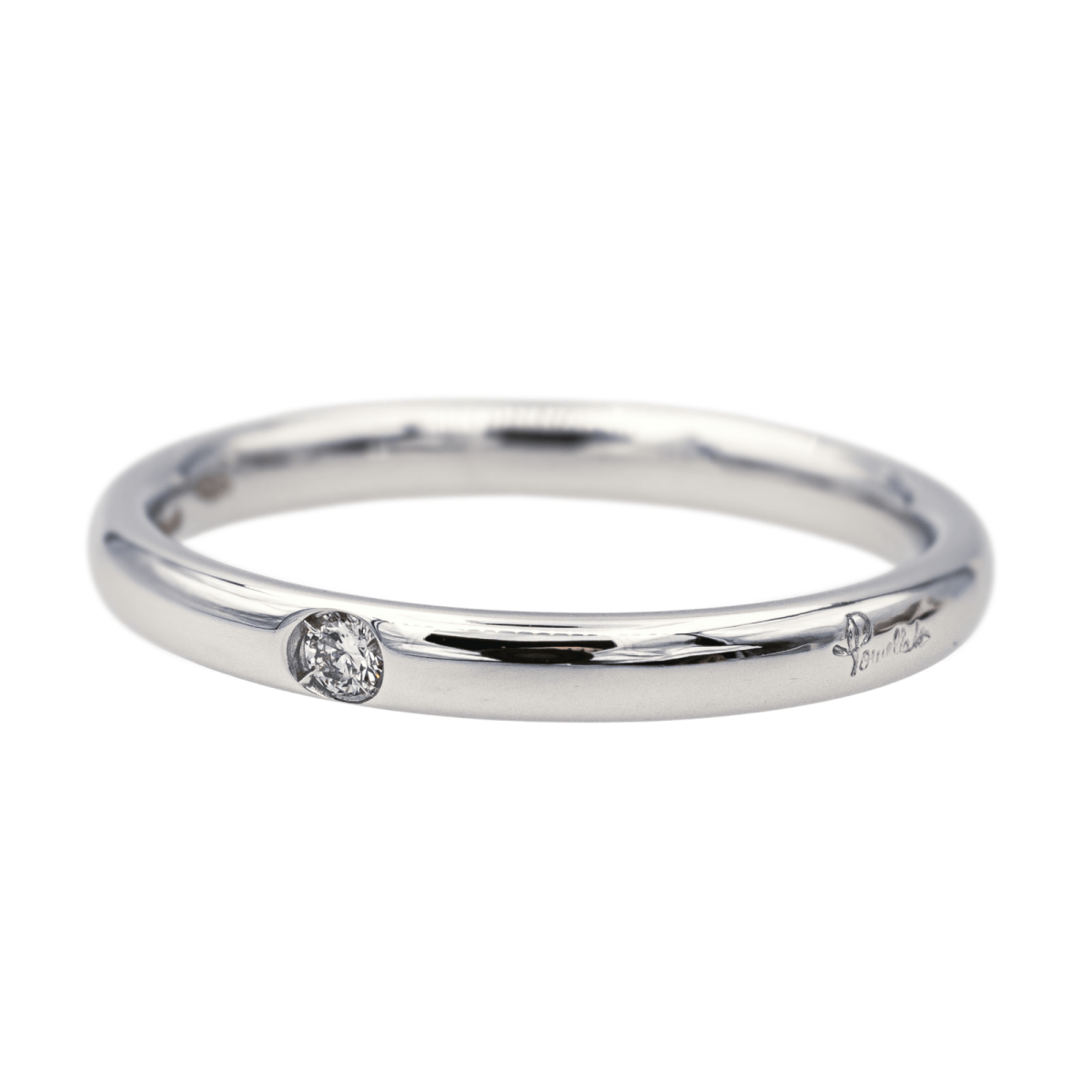 Pomellato Bague Alliance Lucciole Or blanc Diamant - Maison Eloe