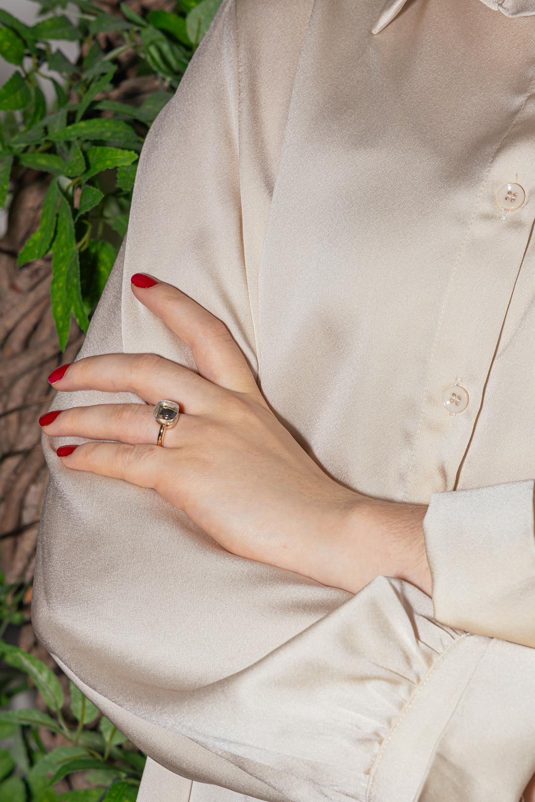 Pomellato Bague  Nudo  Or rose  Topaze