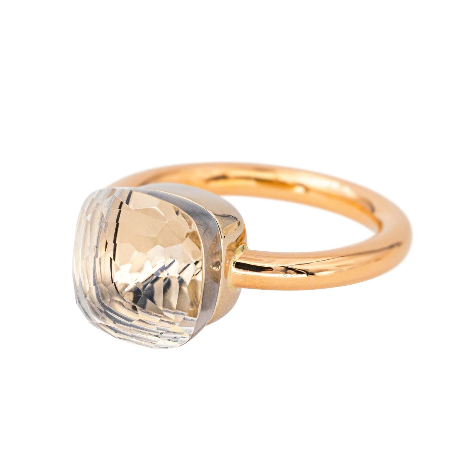 Pomellato Bague  Nudo  Or rose  Topaze