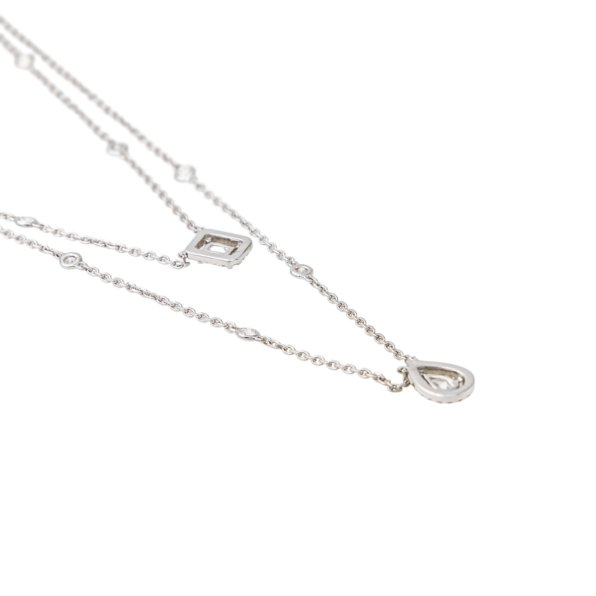Messika Collier My twin Or blanc Diamant - Maison Eloe