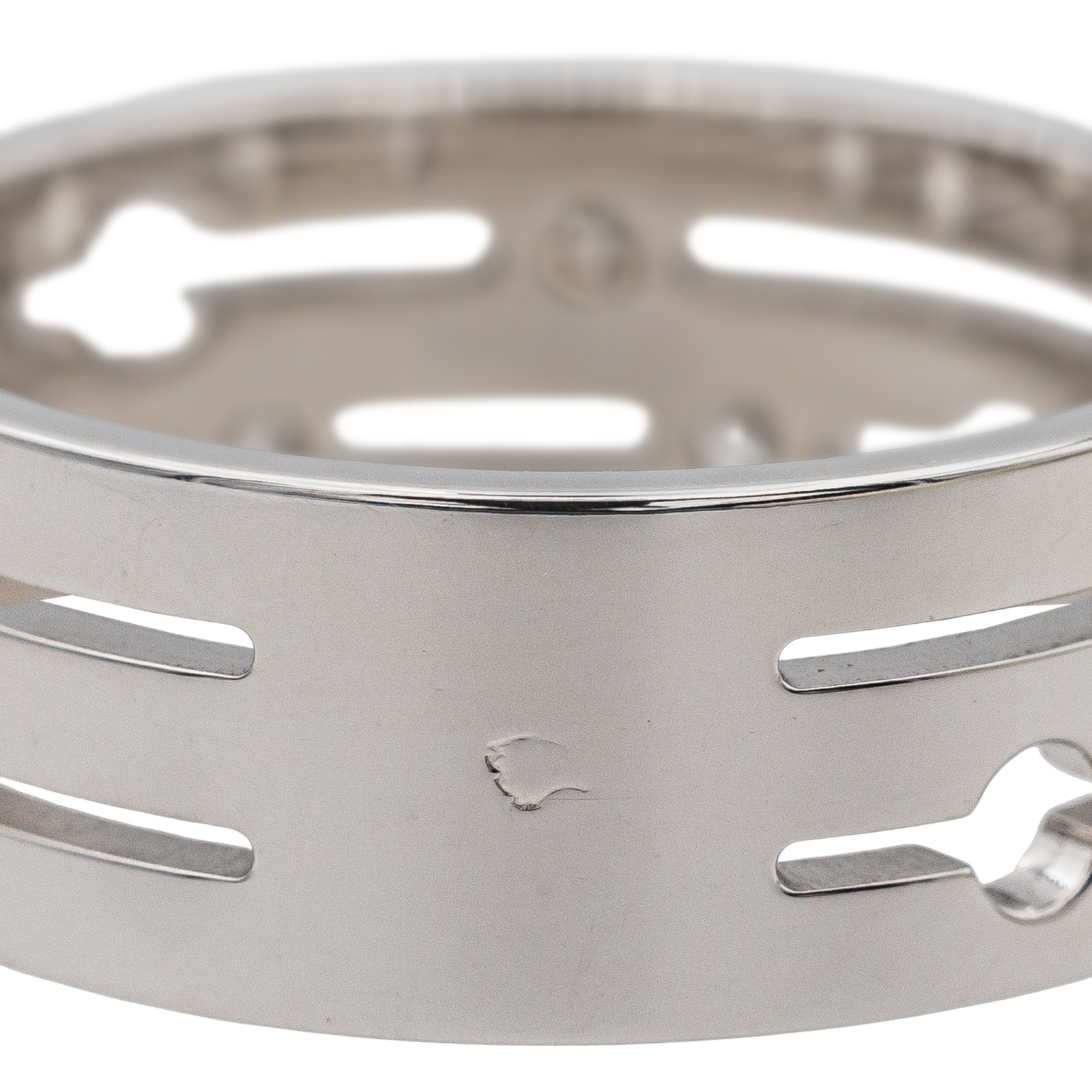 Dinh Van Pulse Ring White Gold Diamond