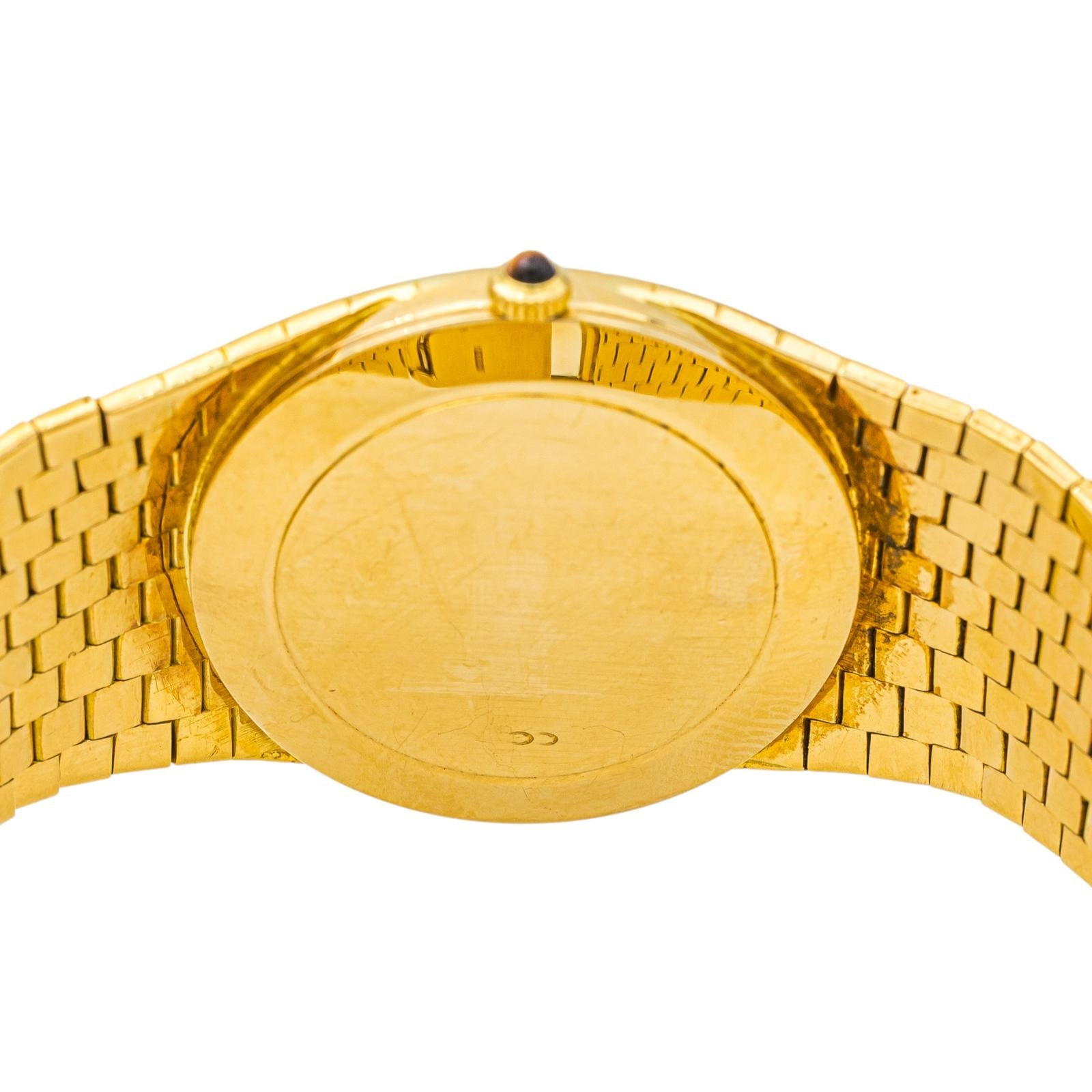 Zenith Montre Movado Or jaune Œil de tigre
