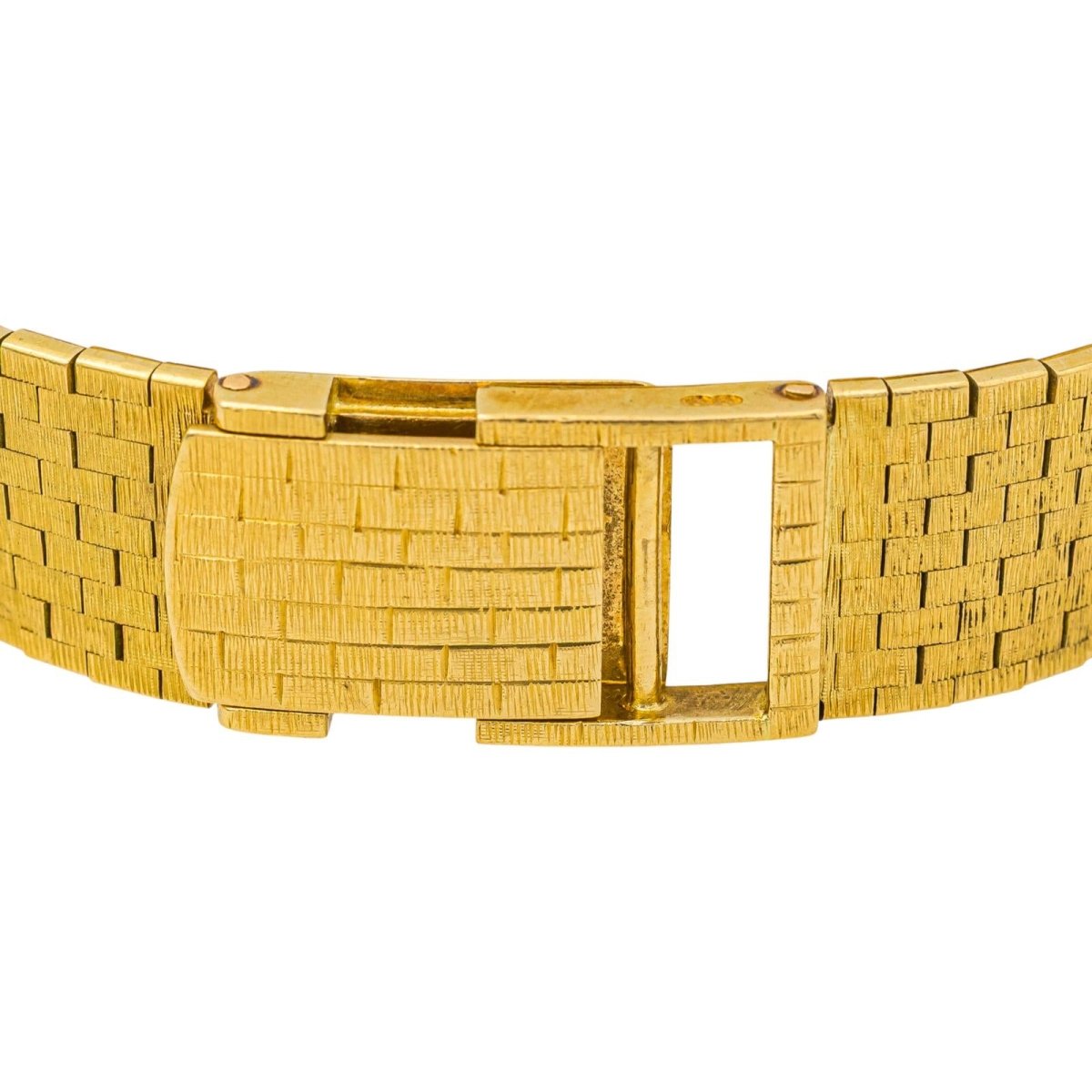 Zenith Montre Movado Or jaune Œil de tigre - Maison Eloe