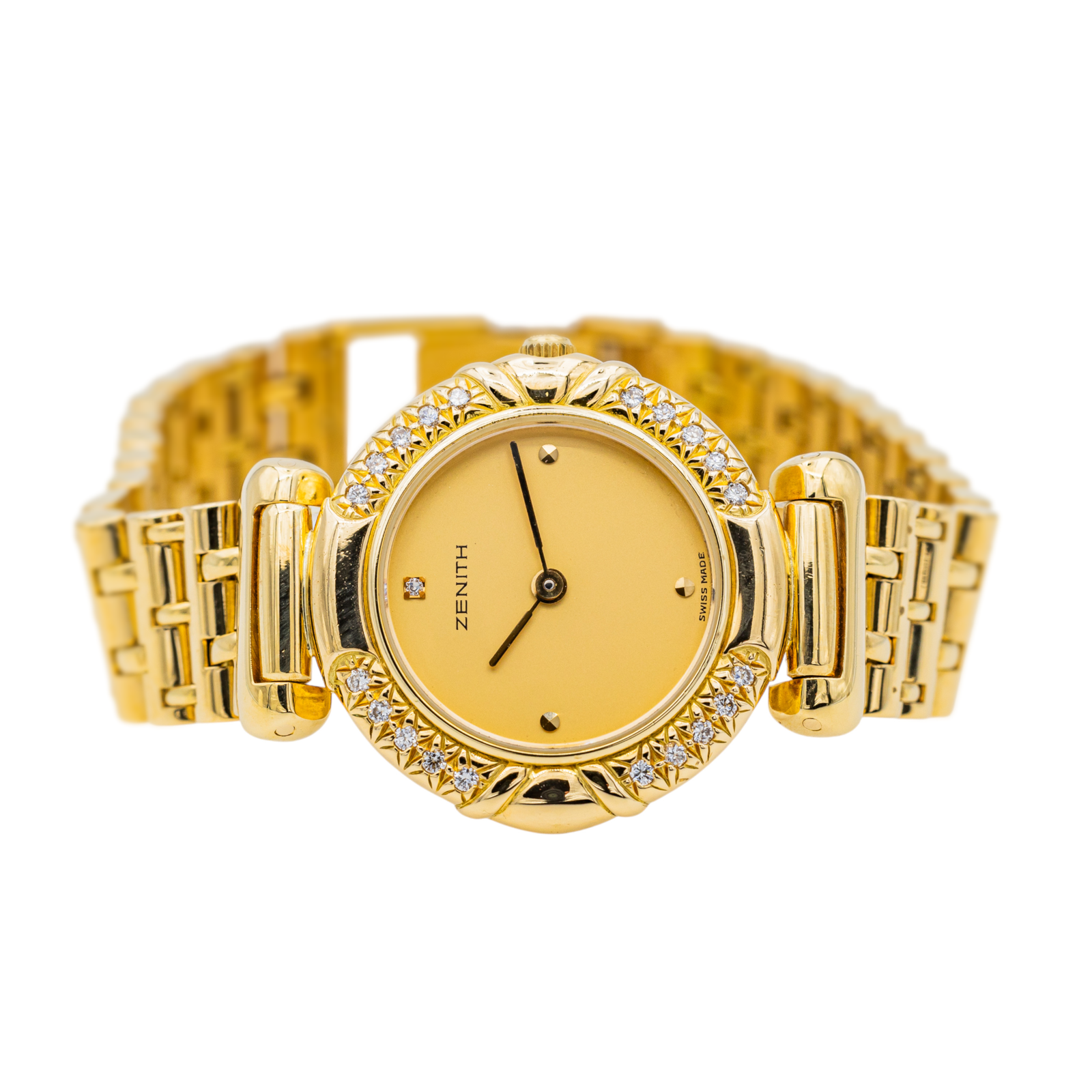 Zenith Montre  Or jaune Diamant