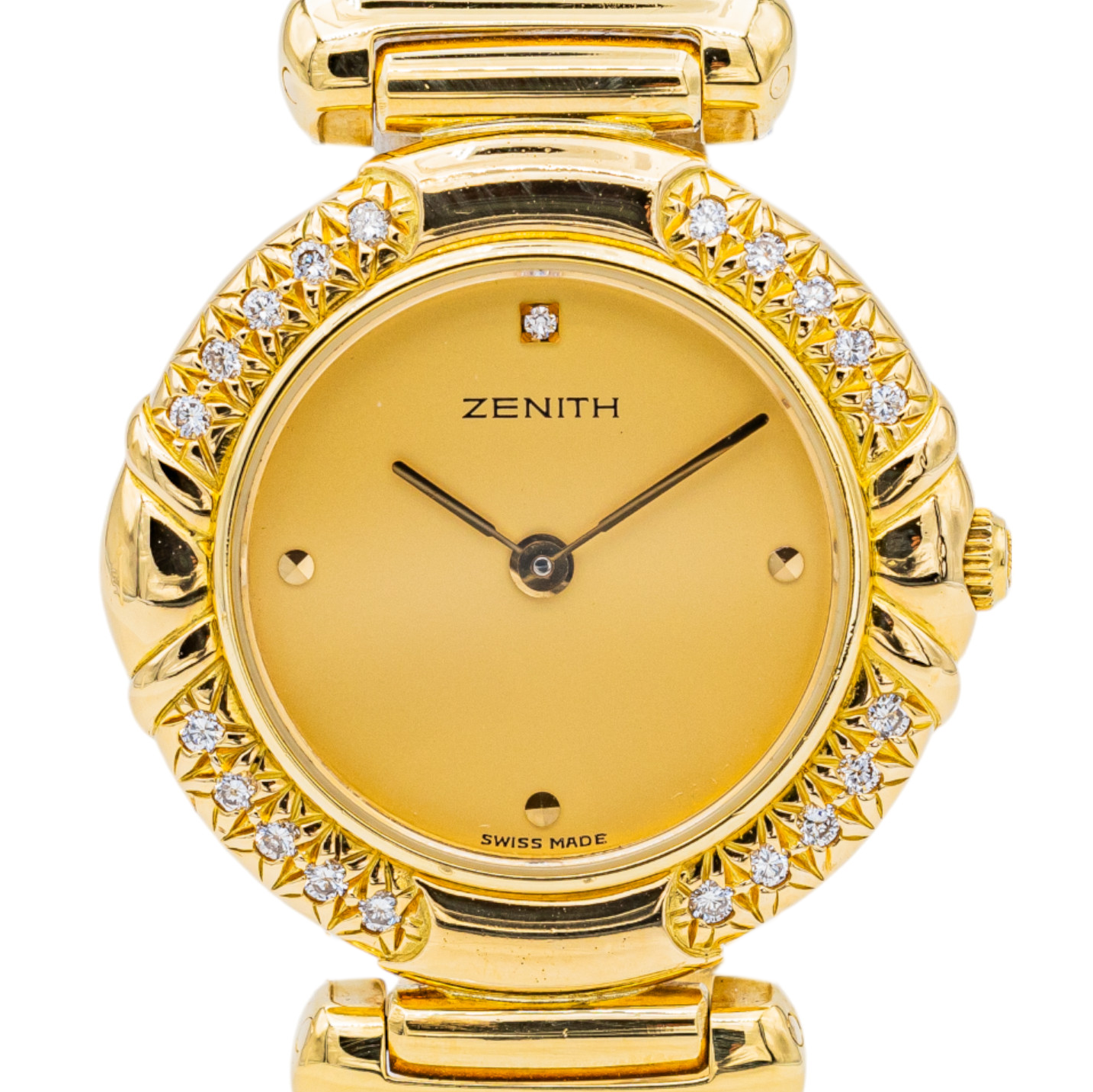 Zenith Montre  Or jaune Diamant