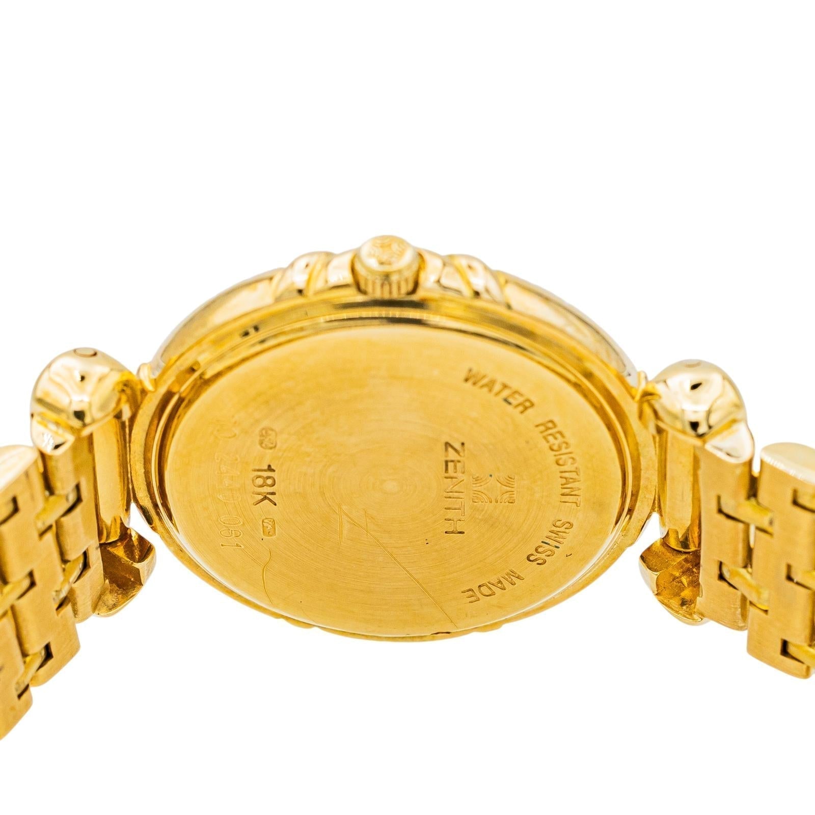 Zenith Montre  Or jaune Diamant