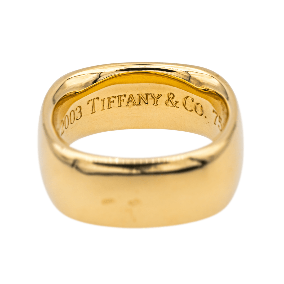 Tiffany & Co Bague Carrée Or jaune - Maison Eloe