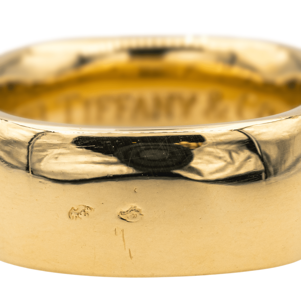 Tiffany & Co Bague Carrée Or jaune - Maison Eloe