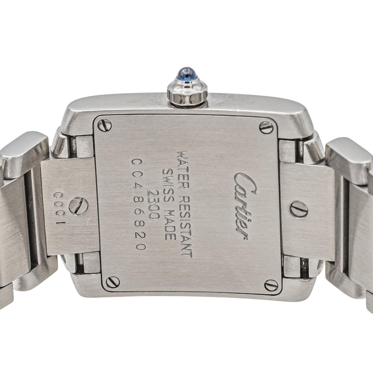 Cartier Montre Tank Française Acier Vintage - Maison Eloe