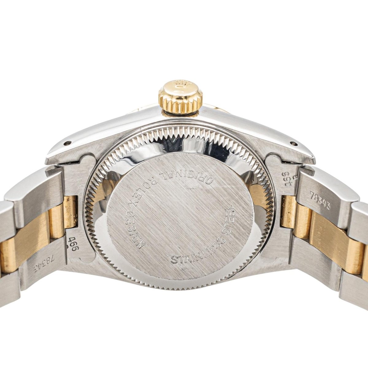 Rolex Montre Oyster perpetual Acier, Or jaune - Maison Eloe