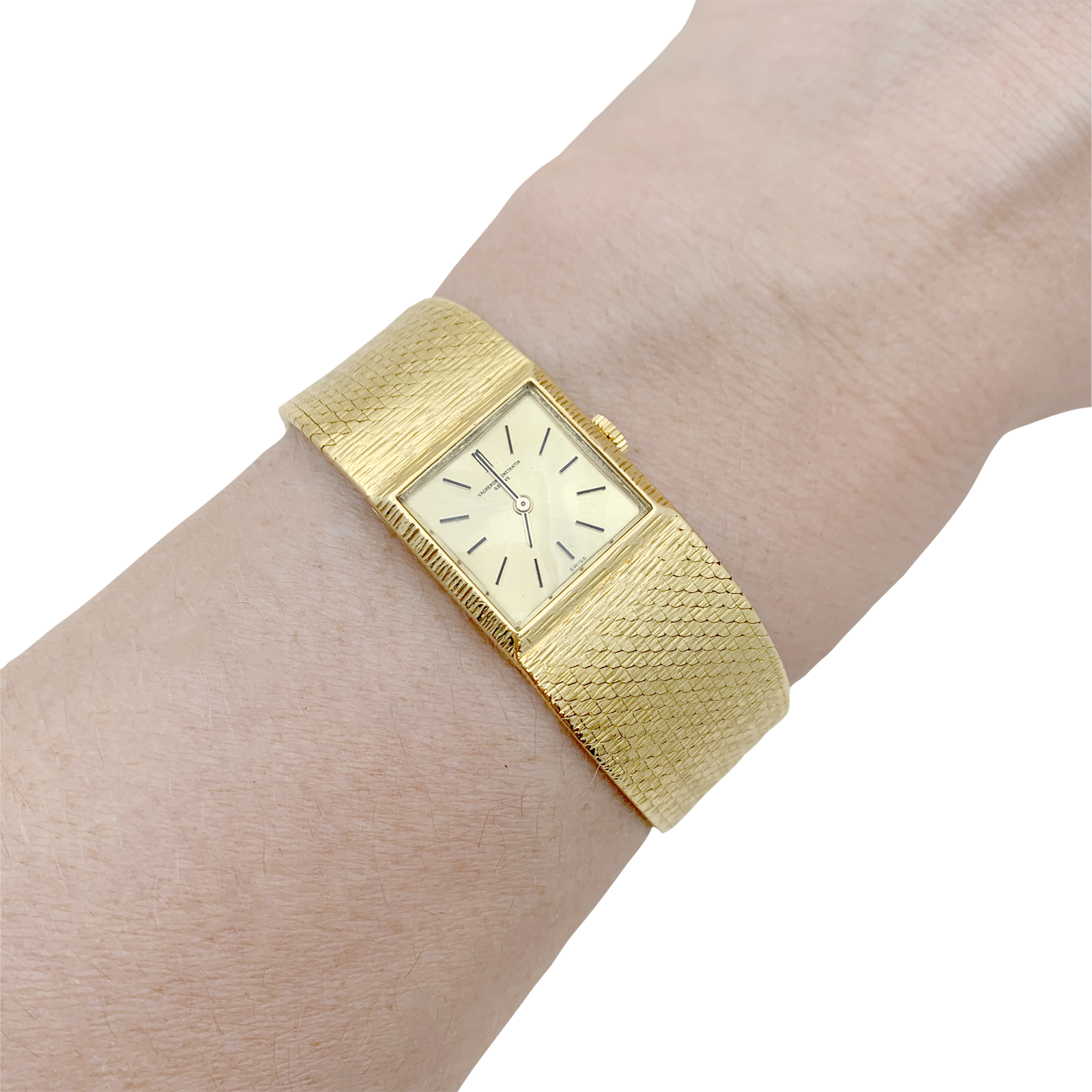 Montre Vacheron Constantin, or jaune.