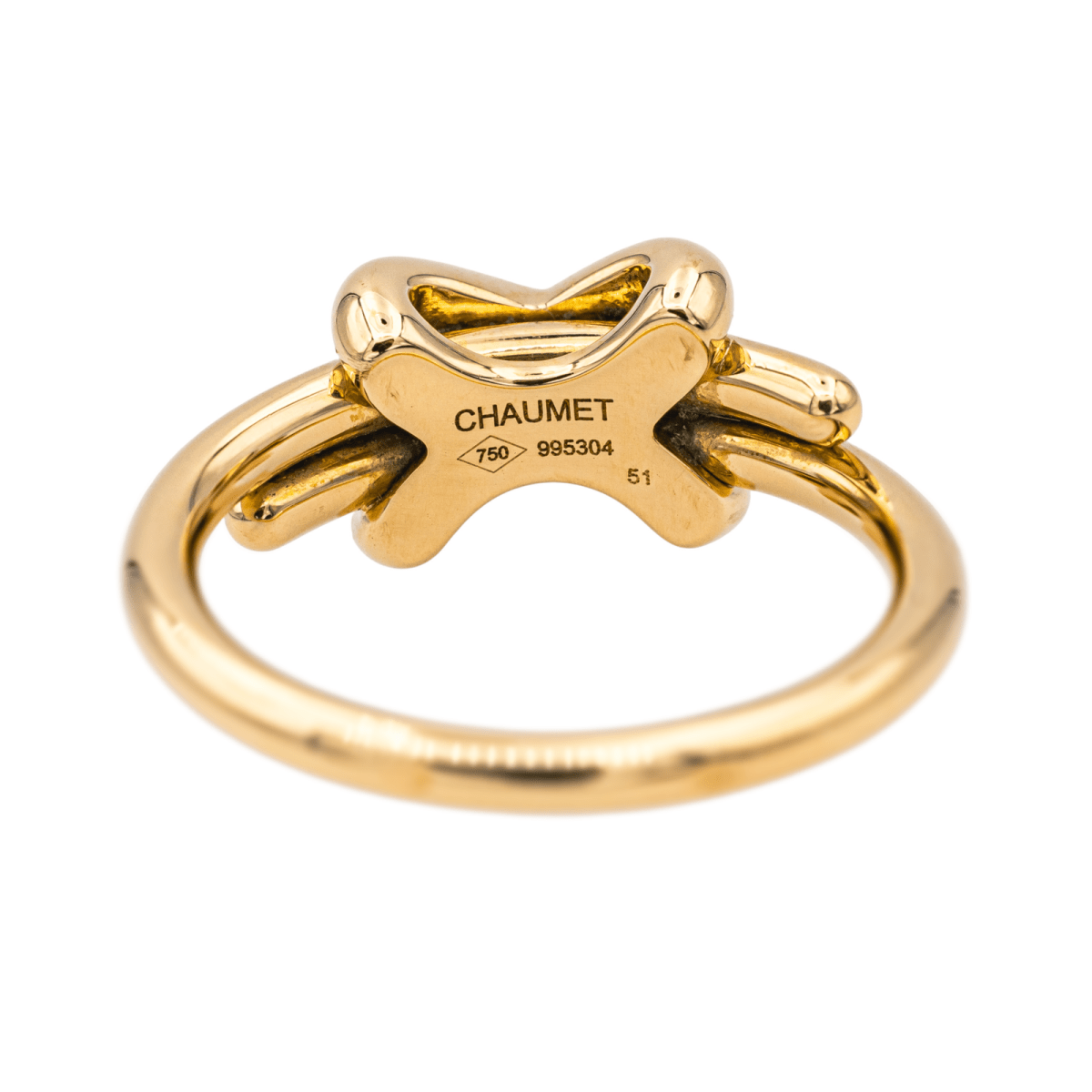 Chaumet Bague Jeux de Liens Or rose Diamant - Maison Eloe