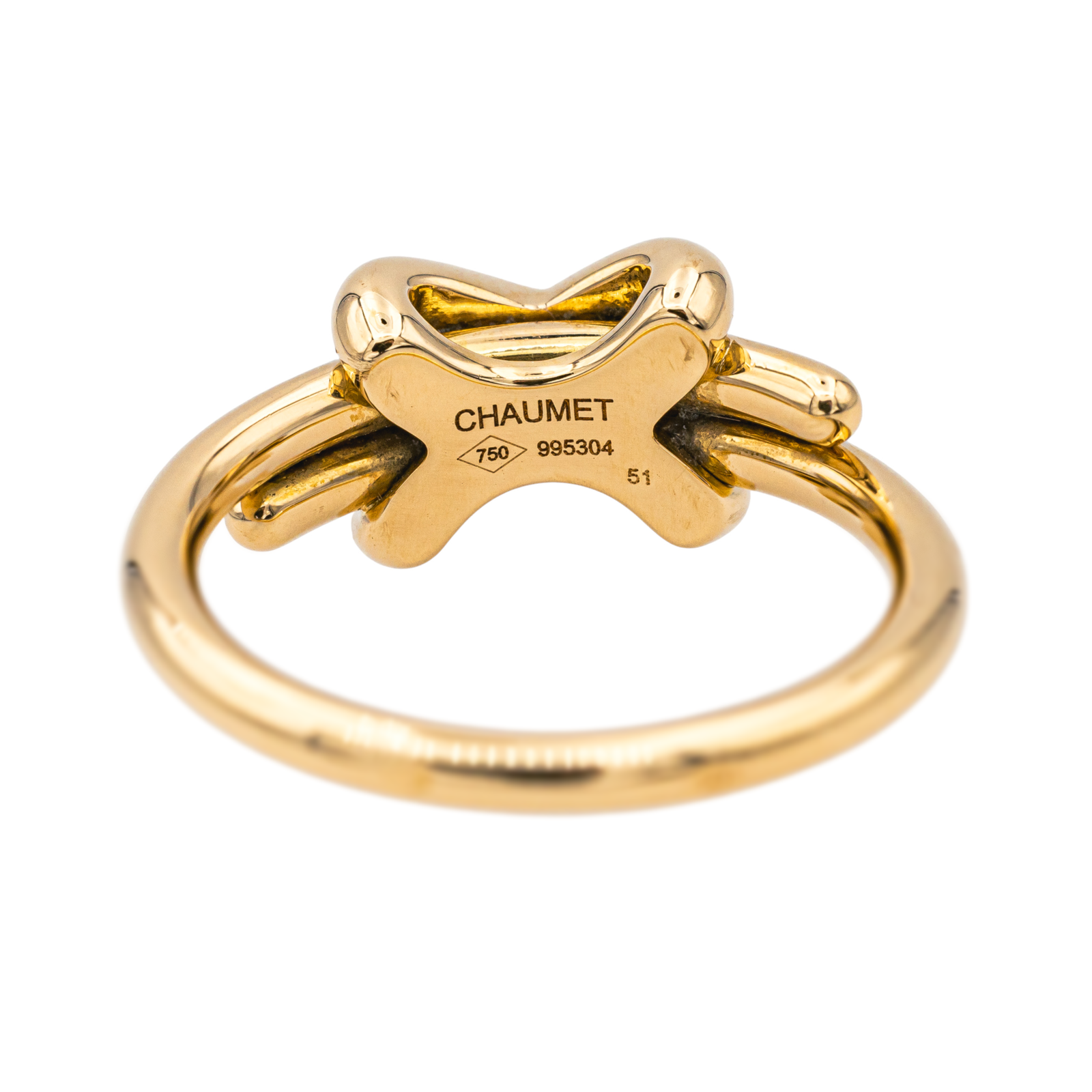 Chaumet Bague Jeux de Liens Or rose Diamant