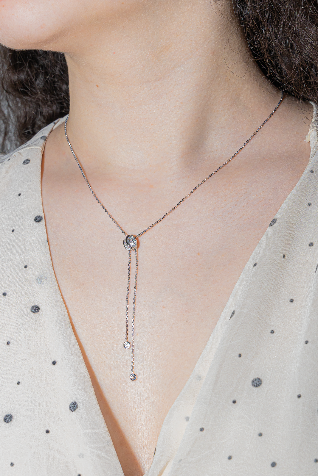 Chaumet Collier Négligé Lien séduction Or blanc Diamant