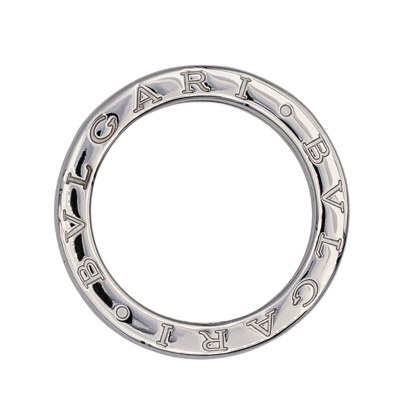 Bulgari Bague B.zéro1 Or blanc Diamant