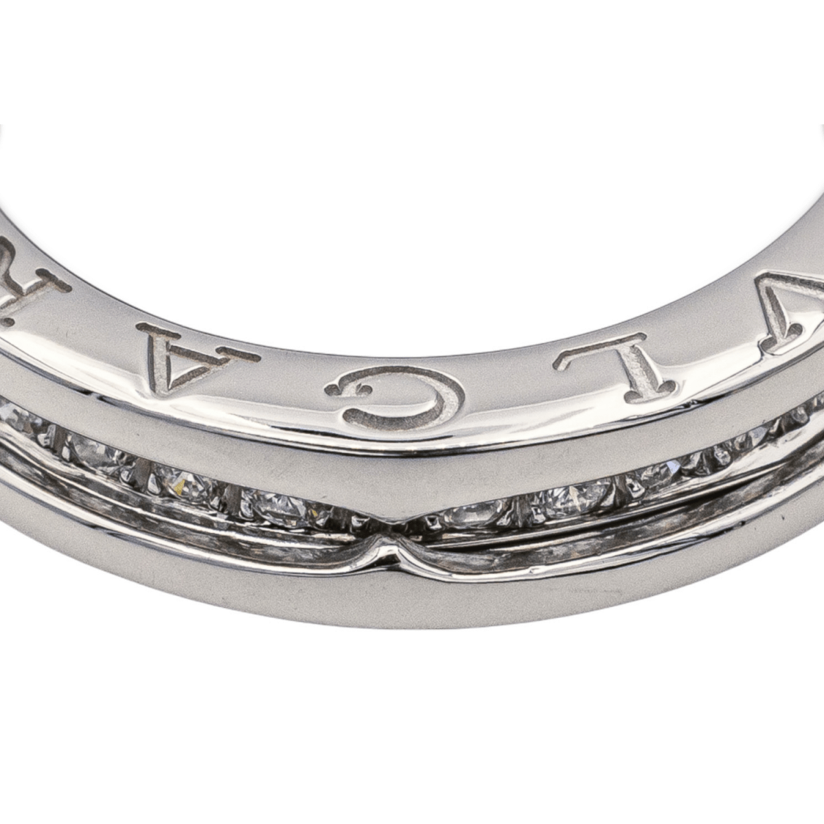 Bulgari Bague B.Zéro1 Or blanc Diamant - Maison Eloe
