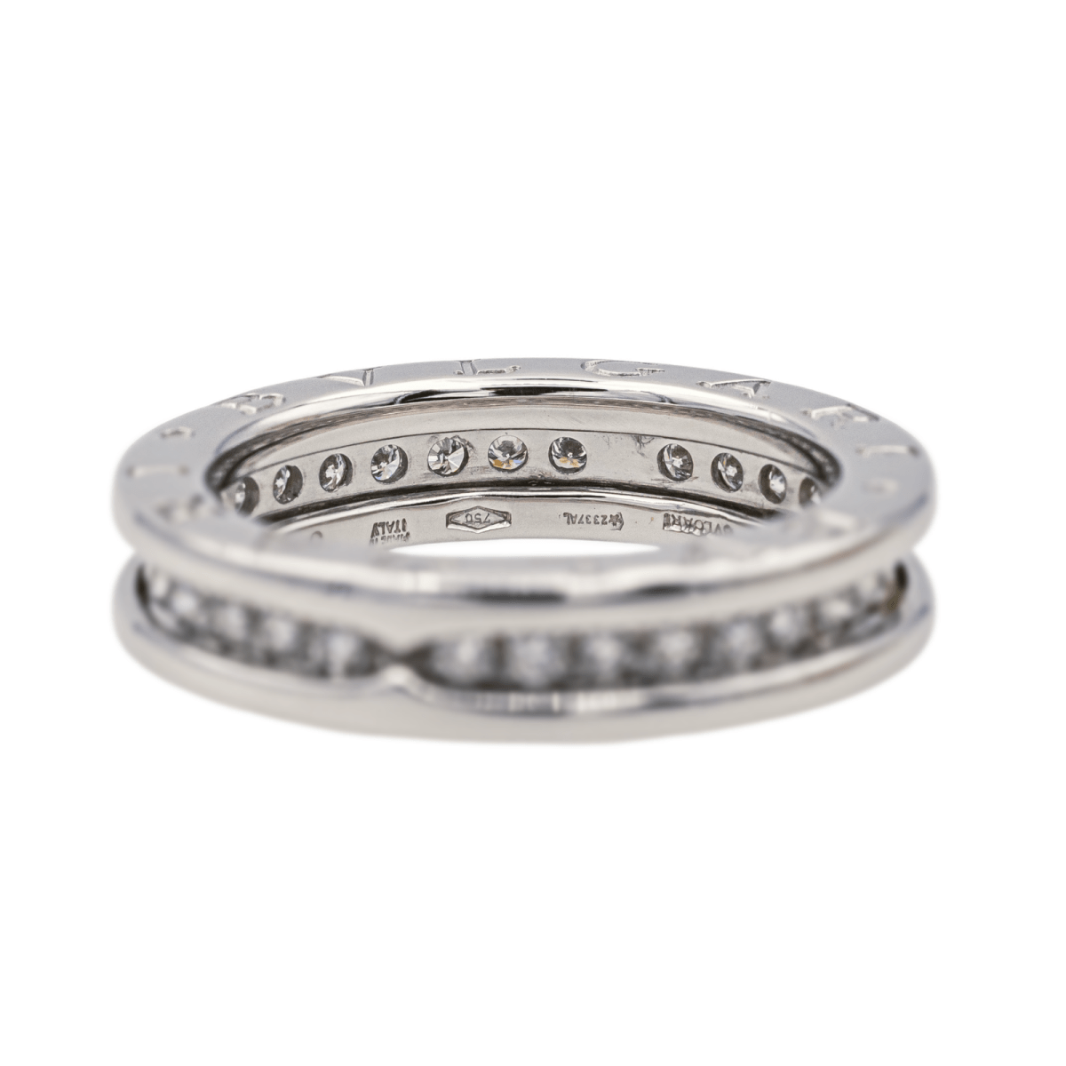 Bulgari Bague B.Zéro1 Or blanc Diamant - Maison Eloe