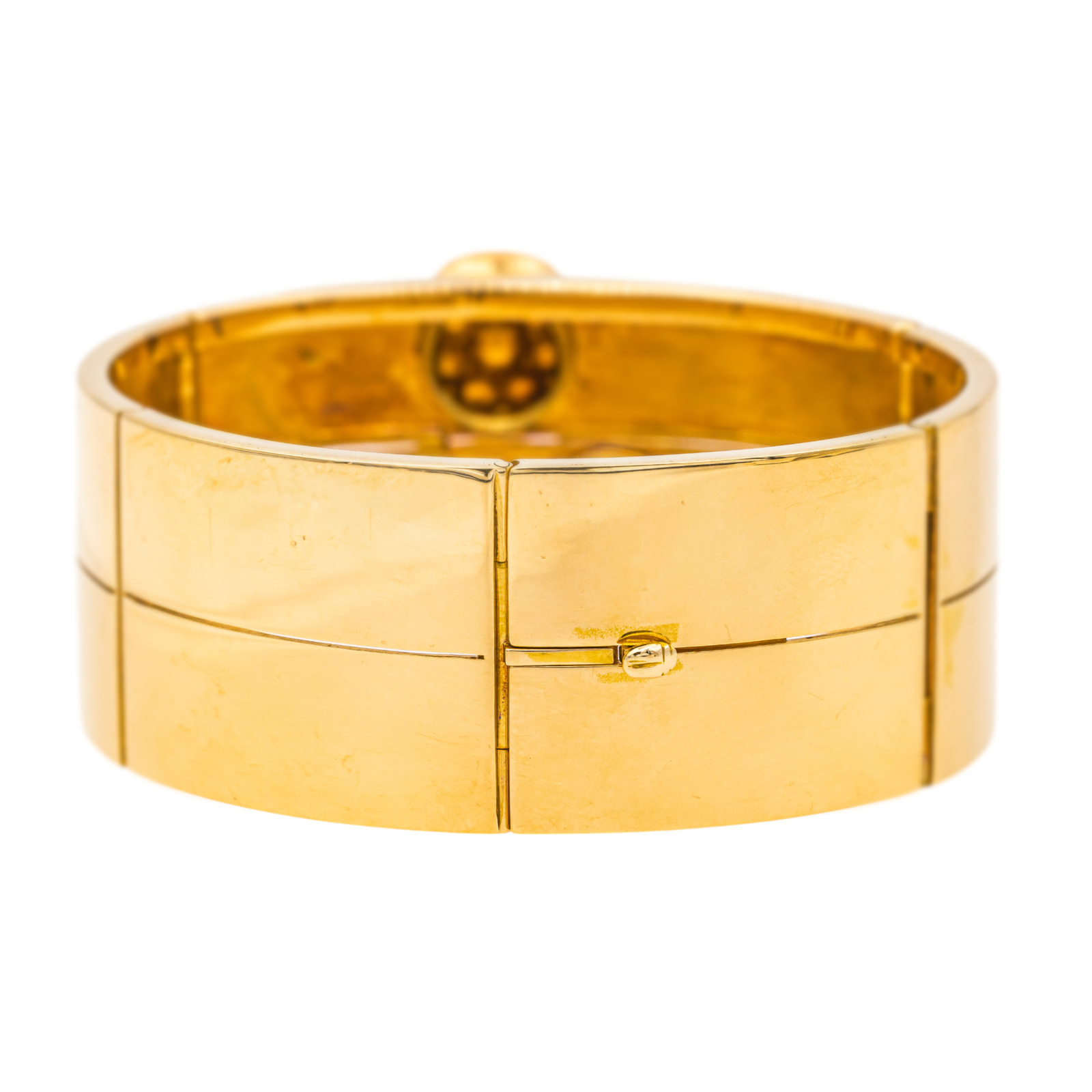 Bracelet Tank Or jaune Diamant