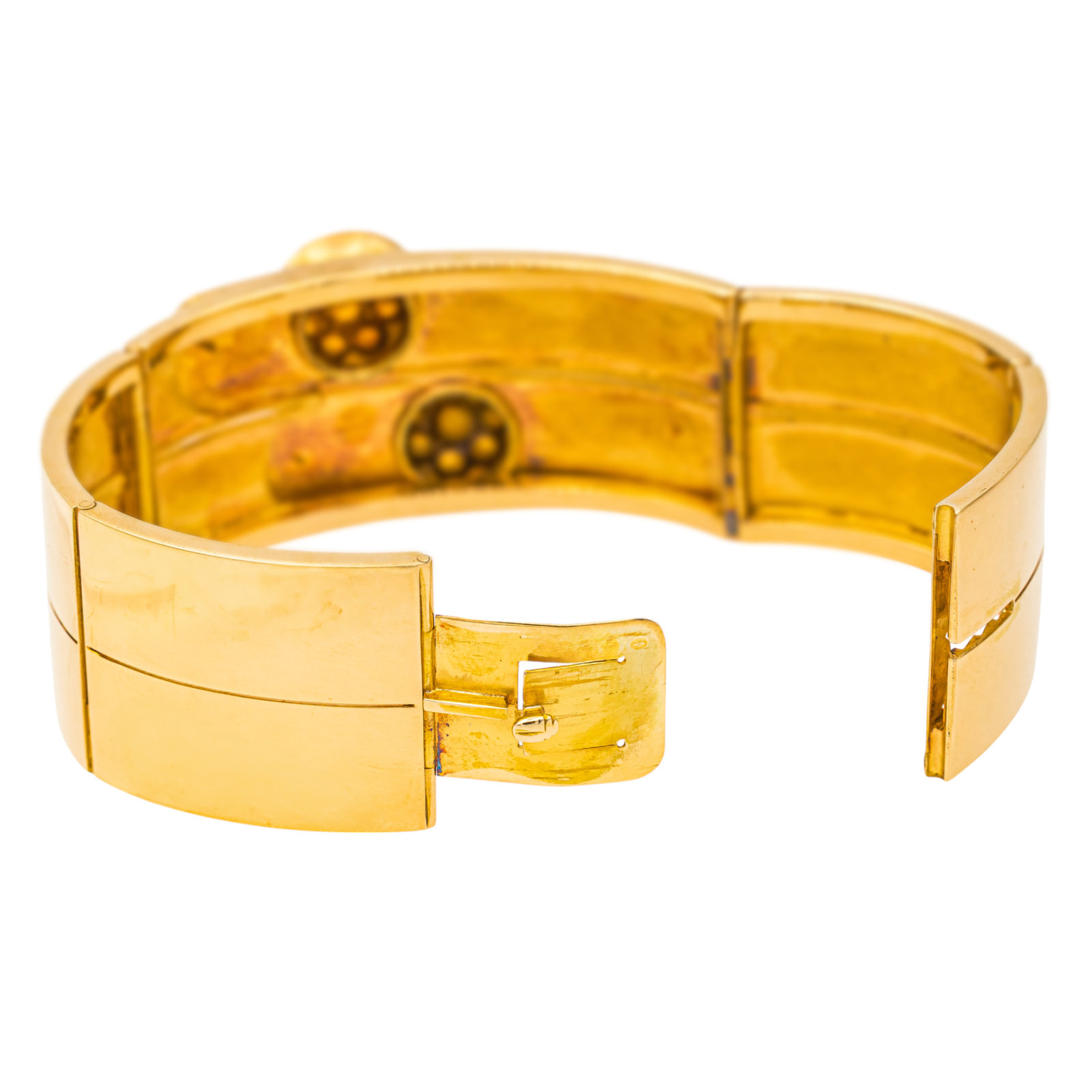 Bracelet Tank Or jaune Diamant